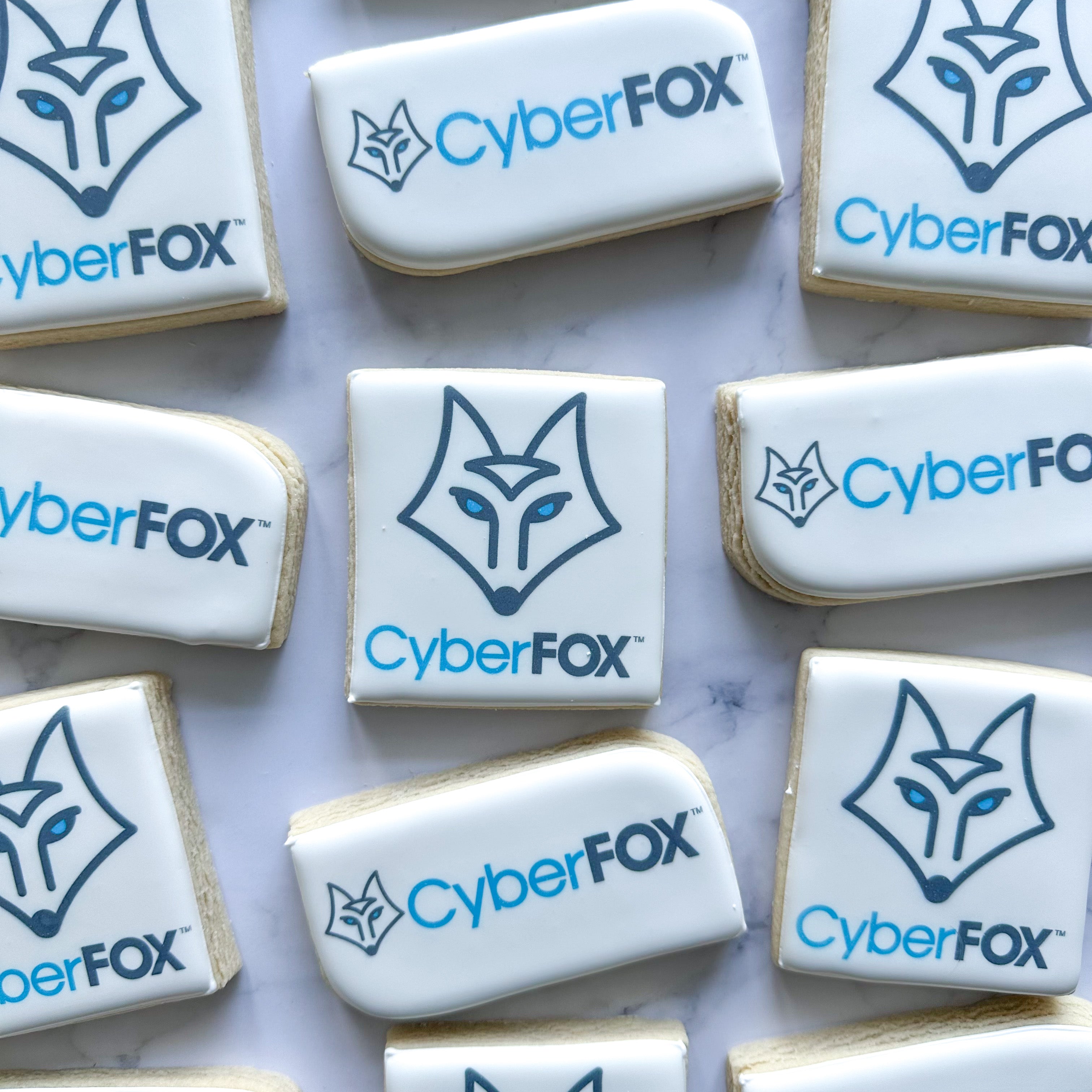 Custom Corporate Logo Cookies for Events & Client Gifts