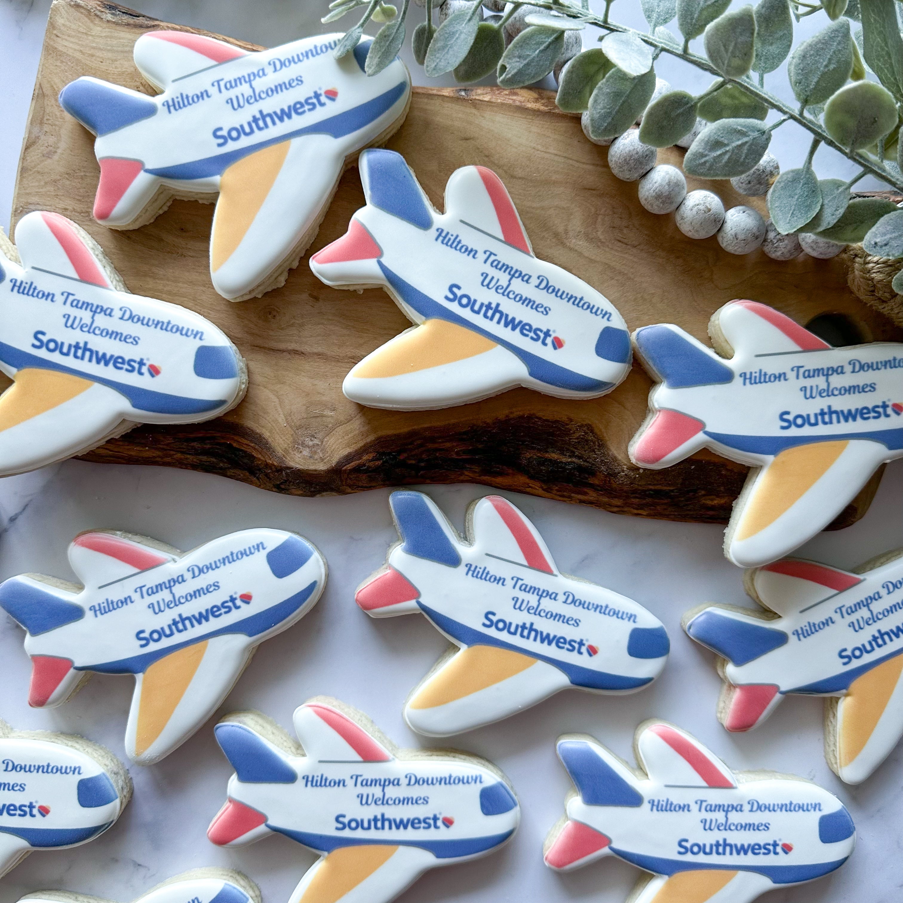 Custom Corporate Logo Cookies for Events & Client Gifts
