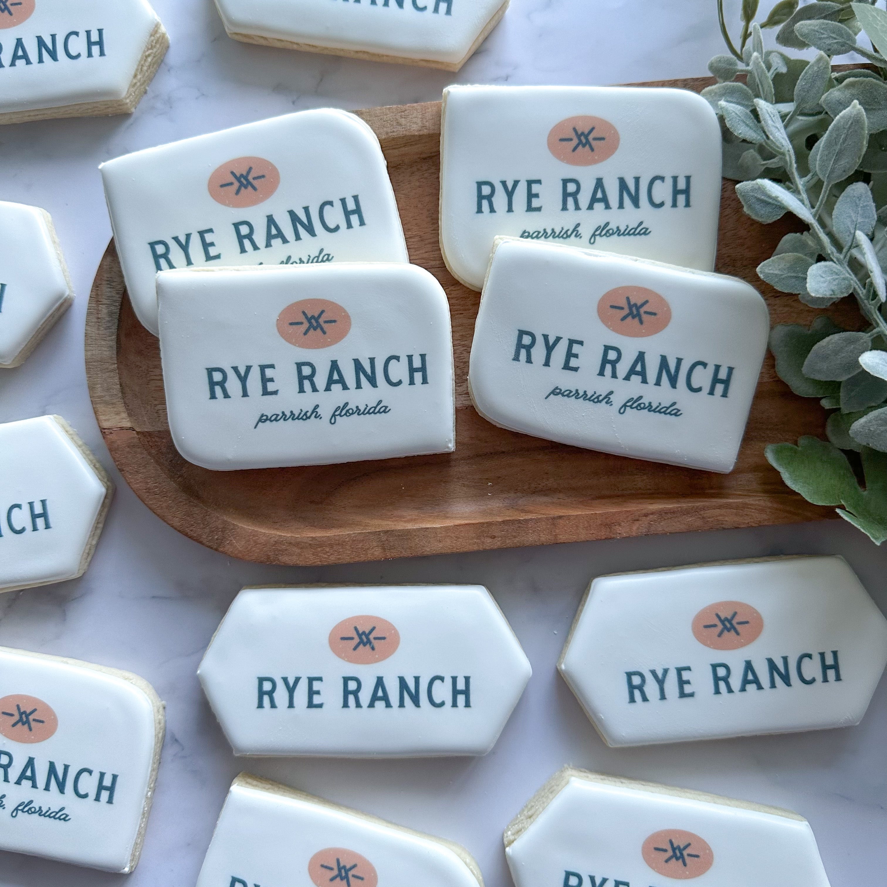 Custom Corporate Logo Cookies for Events & Client Gifts