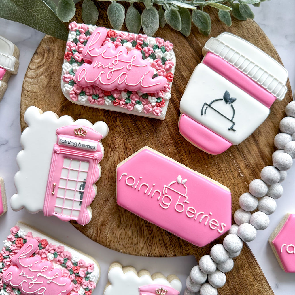 Custom Corporate Logo Cookies for Events & Client Gifts