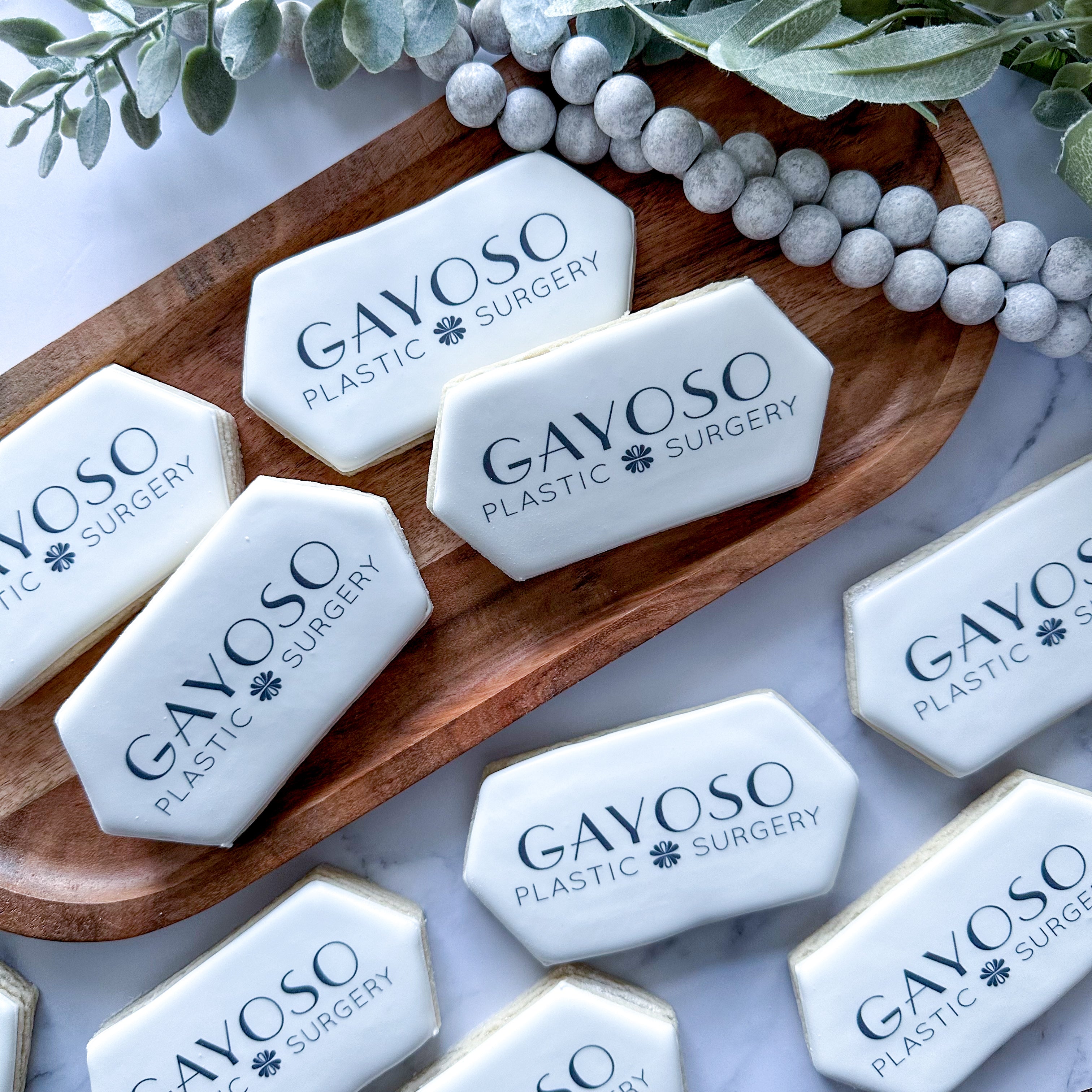 Custom Corporate Logo Cookies for Events & Client Gifts